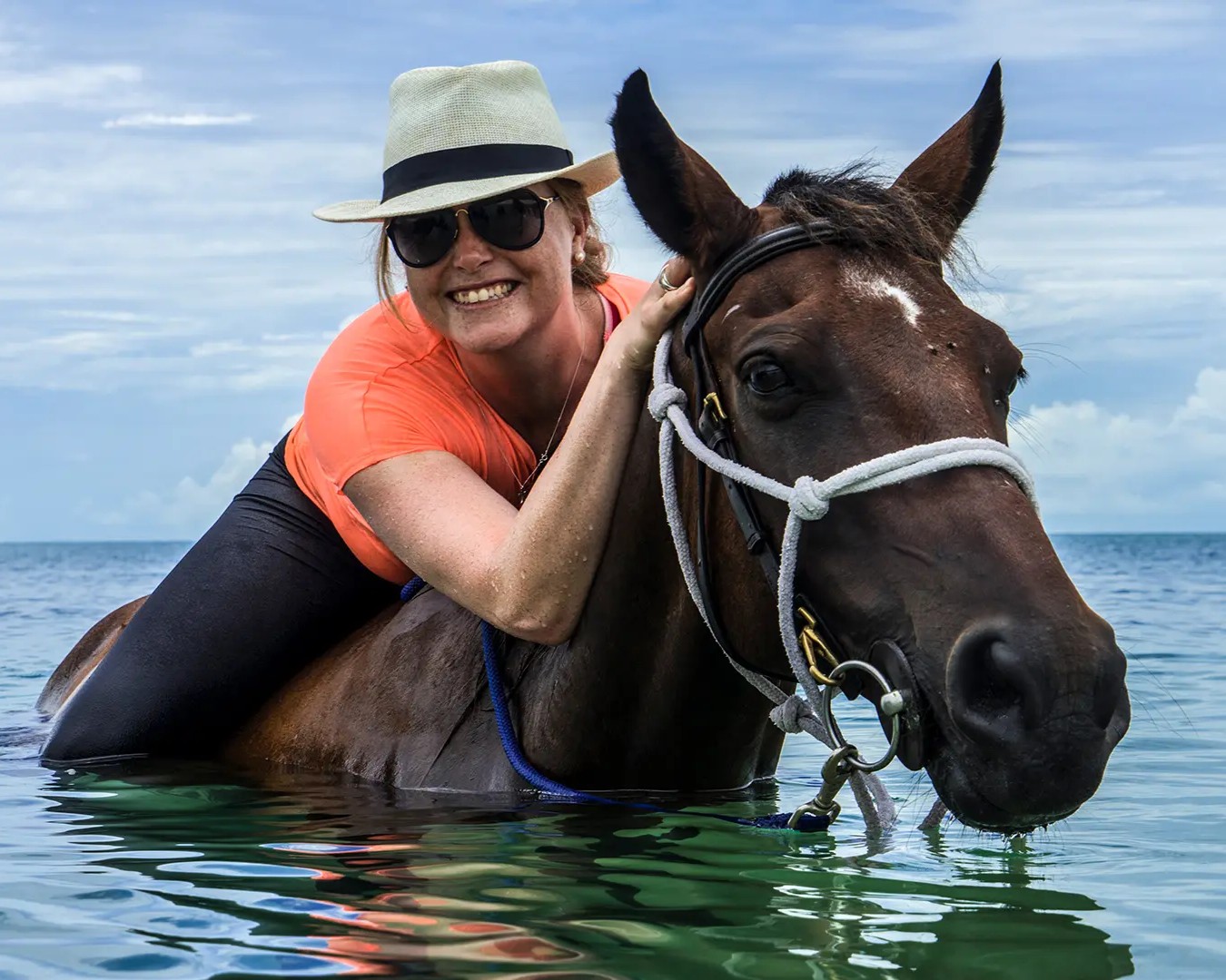Horse Riding Along the Beach