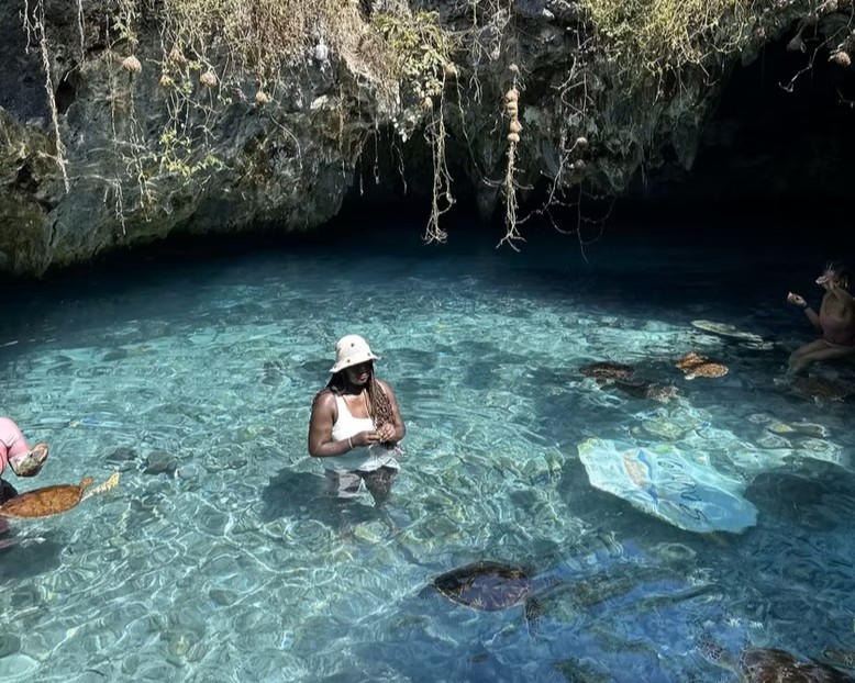 Swimming With Turtles in Zanzibar