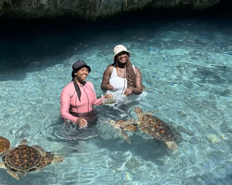 Swimming With Turtles in Zanzibar